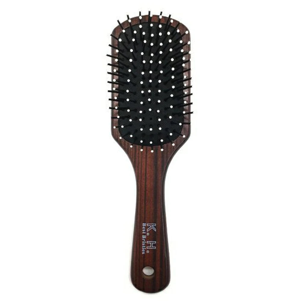 Wood Comb Professional Healthy Paddle Cushion Hair Loss Massage Brush Hairbrush Comb Scalp Hair Care Healthy Bamboo Comb