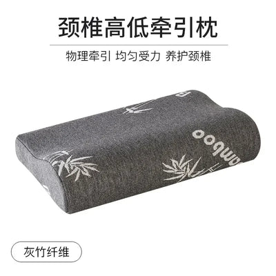 1 Pc Sleeping Bamboo Rebound Memory Orthopedic Pillows Cervical Pillow Cervical Health Cotton Pillows Memory Foam Pillow