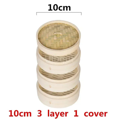 Bamboo Steamer Fish Rice Vegetable Snack Basket Set Kitchen Cooking Tools Cage or Cage Cover Cooking cookware cooking