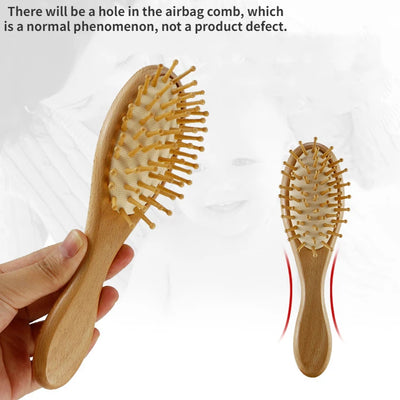 Personalized Wooden Baby Brush Custom Name Baby Wool Comb New Born Hair Brush Infant Head Massager Bath Brush Comb for Kids