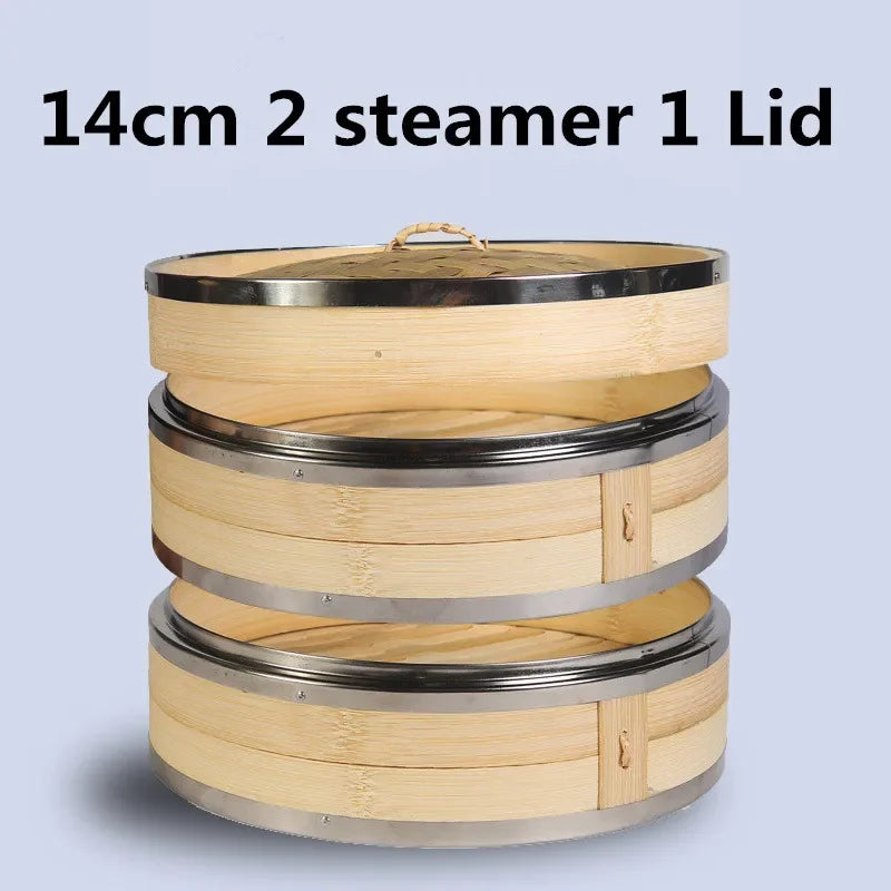 Cooking Bamboo Steamer Fish Rice Snack Basket Kitchen Cookware Fish Rice Dim Sum Basket Rice Pasta Cooker food Steamed stuffed