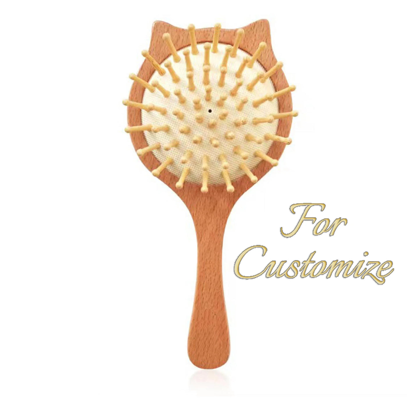 Personalized Wooden Baby Brush Custom Name Baby Wool Comb New Born Hair Brush Infant Head Massager Bath Brush Comb for Kids