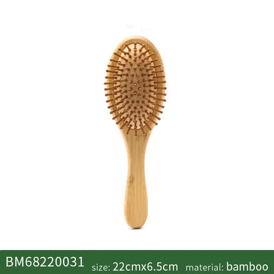 Bamboo Hair Brush Women Styling Hair Comb Hairbrush Wide Teeth Bamboo Combs for Hair Smooth  Massage Scalp Brush Barber Comb