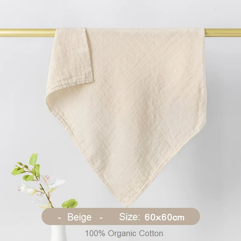 Newborn Blankets Bamboo Bath Towel Baby Swaddle Kids Muslin Organic Cotton Fabric Super Soft Stuff Girls Burp Cloth Monthly Wrap