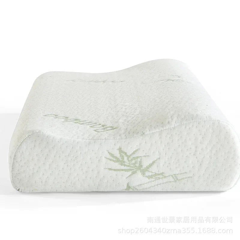 1 Pc Sleeping Bamboo Rebound Memory Orthopedic Pillows Cervical Pillow Cervical Health Cotton Pillows Memory Foam Pillow