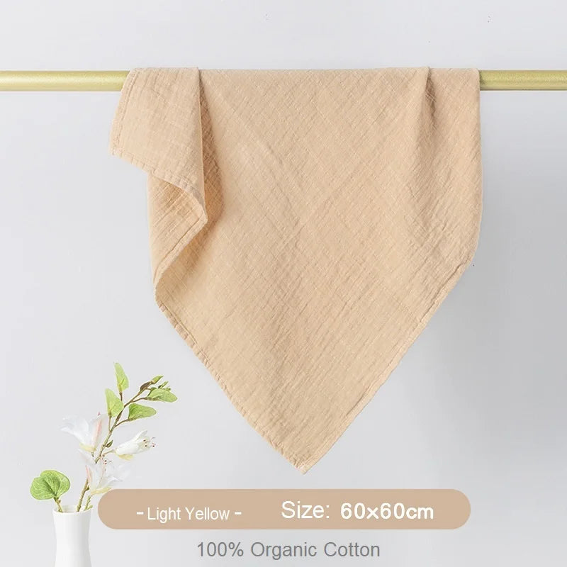 Newborn Blankets Bamboo Bath Towel Baby Swaddle Kids Muslin Organic Cotton Fabric Super Soft Stuff Girls Burp Cloth Monthly Wrap