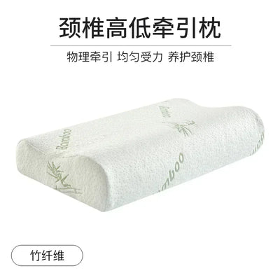 1 Pc Sleeping Bamboo Rebound Memory Orthopedic Pillows Cervical Pillow Cervical Health Cotton Pillows Memory Foam Pillow